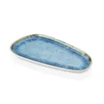Blue Iris 3'lü Trapezoid Tabak Seti, 33x18 cm - h.2,1 cm , Thermoset Melamin - Görsel 4