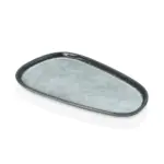 Grey Quartz 3'lü Trapezoid Tabak Seti, 33x18 cm - h.2,1 cm , Thermoset Melamin - Görsel 4
