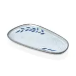 Selva Blu 3'lü Trapezoid Tabak Seti, 33x18 cm - h.2,1 cm , Thermoset Melamin - Görsel 4