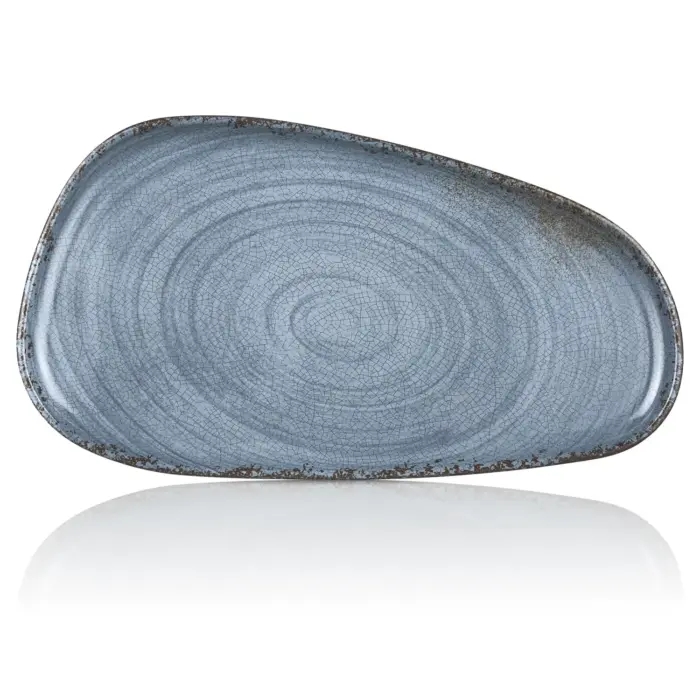 Blue Nebula 2'li Trapezoid Tabak Seti, 37,5x20 cm - h.2,2 cm , Thermoset Melamin - Görsel 3