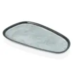 Grey Quartz 2'li Trapezoid Tabak Seti, 37,5x20 cm - h.2,2 cm , Thermoset Melamin - Görsel 4