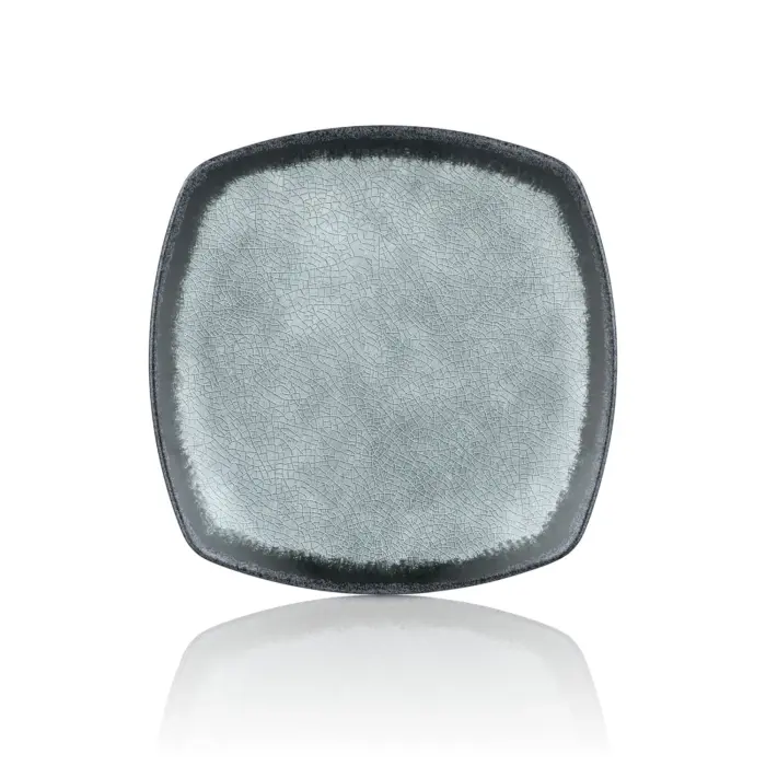 Grey Quartz 3'lü Kare Tabak Seti, 24,1x24,1 cm - h.2,7 cm , Thermoset Melamin - Görsel 3