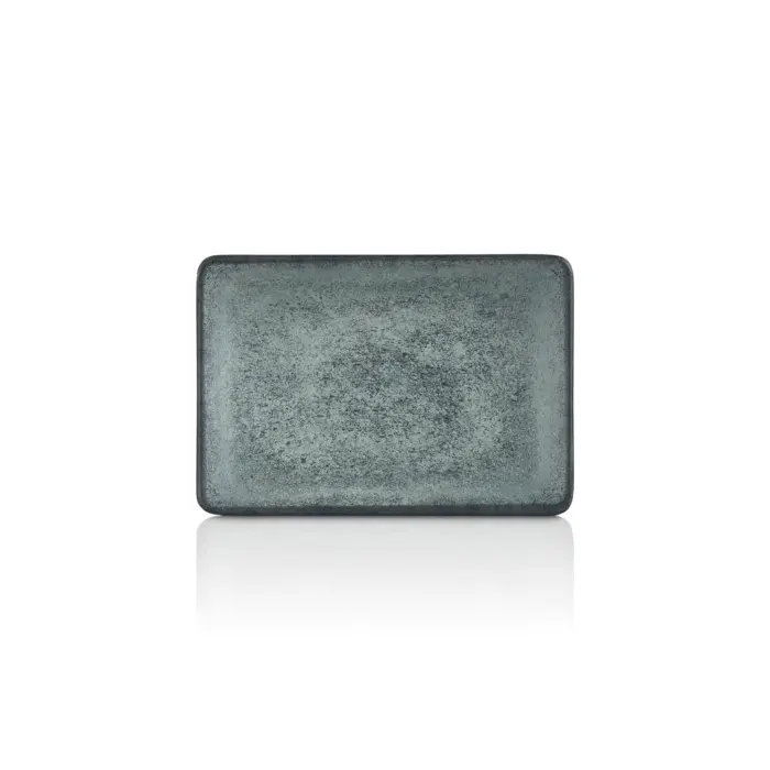 Green Minerra 6'lı Dikdörtgen Tabak Seti, 20x13,8 cm - h.2,2 cm , Thermoset Melamin - Görsel 3