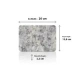 Velora Cloud 6'lı Dikdörtgen Tabak Seti, 20x13,8 cm - h.2,2 cm , Thermoset Melamin - Görsel 2
