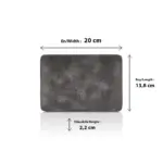 Velora Clay 6'lı Dikdörtgen Tabak Seti, 20x13,8 cm - h.2,2 cm , Thermoset Melamin - Görsel 2