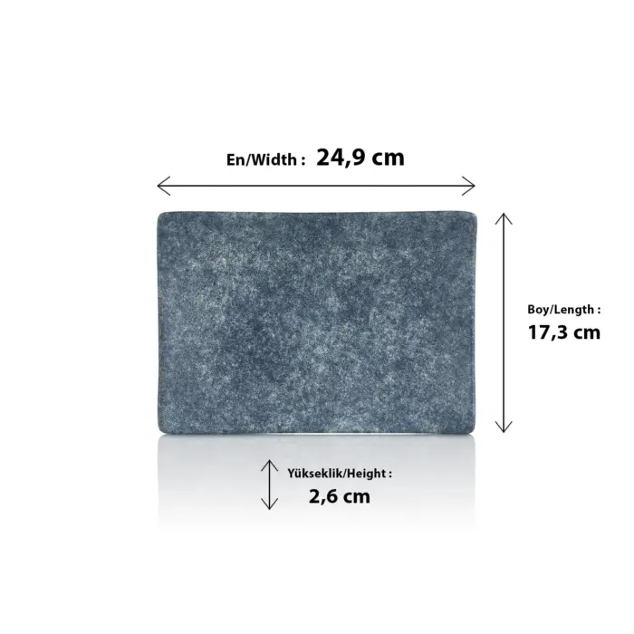 Velora Mist 3'lü Dikdörtgen Tabak Seti, 24,9x17,3 cm - h.2,6 cm , Thermoset Melamin - Görsel 2