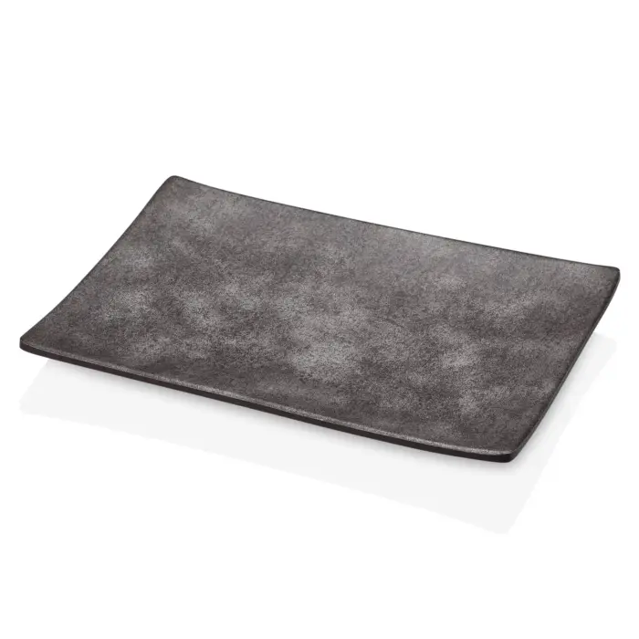 Velora Clay 3'lü Dikdörtgen Tabak Seti, 30x20,7 cm - h.2,8 cm , Thermoset Melamin - Görsel 3