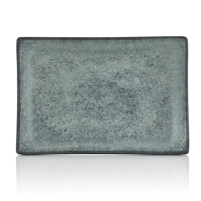 Green Minerra 2'li Dikdörtgen Tabak Seti, 34,6x23,7 cm - h.3,5 cm , Thermoset Melamin - Görsel 3