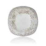 Old Ivory 3'lü Yuvarlak Kenarlı Kare Tabak Seti, 27x27 cm - h.3,5 cm , Thermoset Melamin - Görsel 3